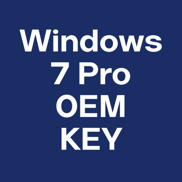 Windows 7 Pro OEM Key